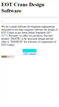 Mobile Screenshot of eotcranedesign.com
